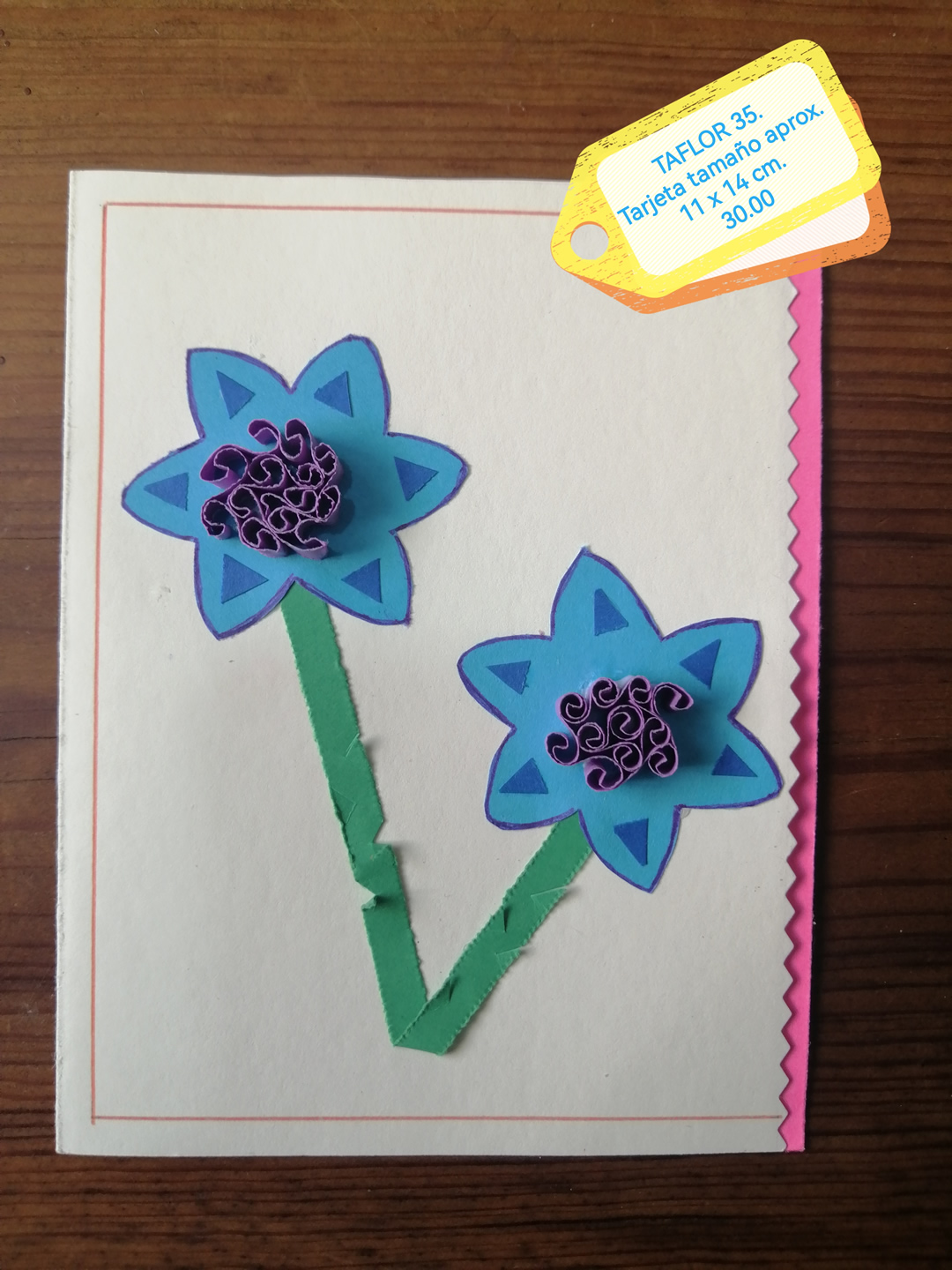 Tarjeta de flores